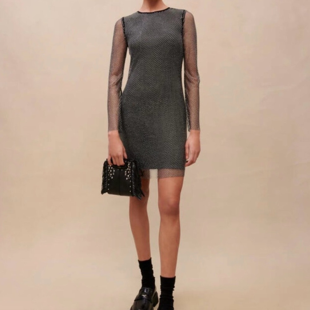Maje Renya Sparkly Dress
